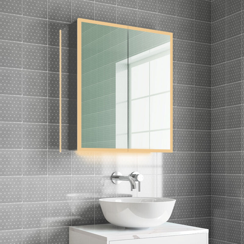 Maya LED Mirror Cabinet - Image 2