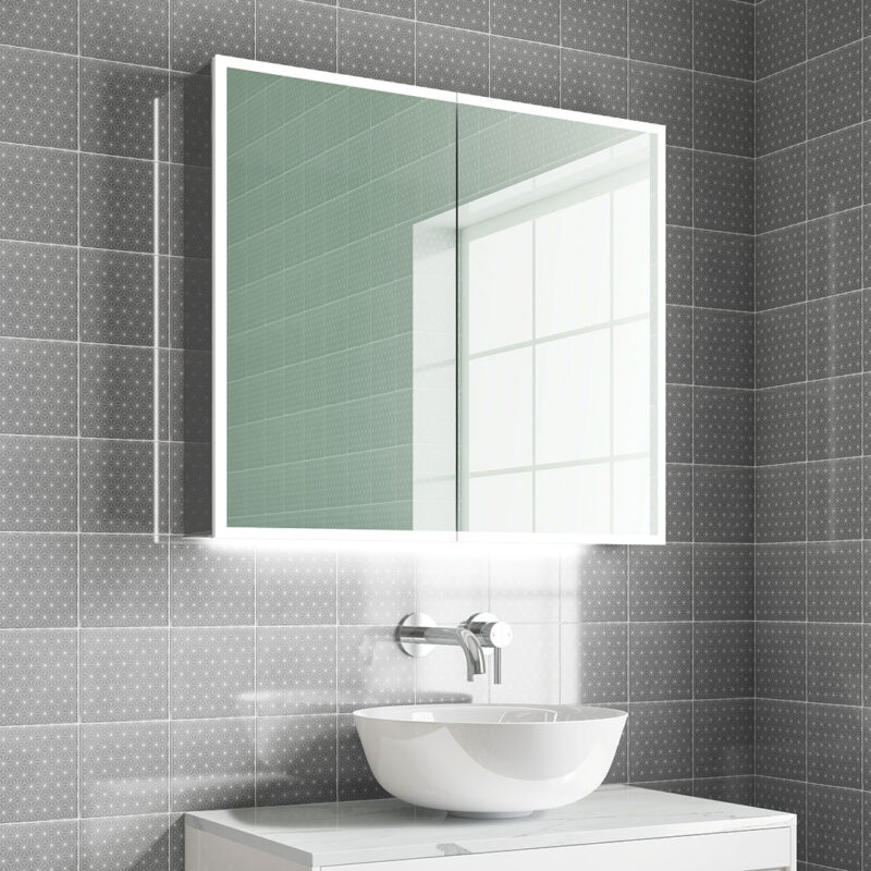 Maya LED Mirror Cabinet - Image 5