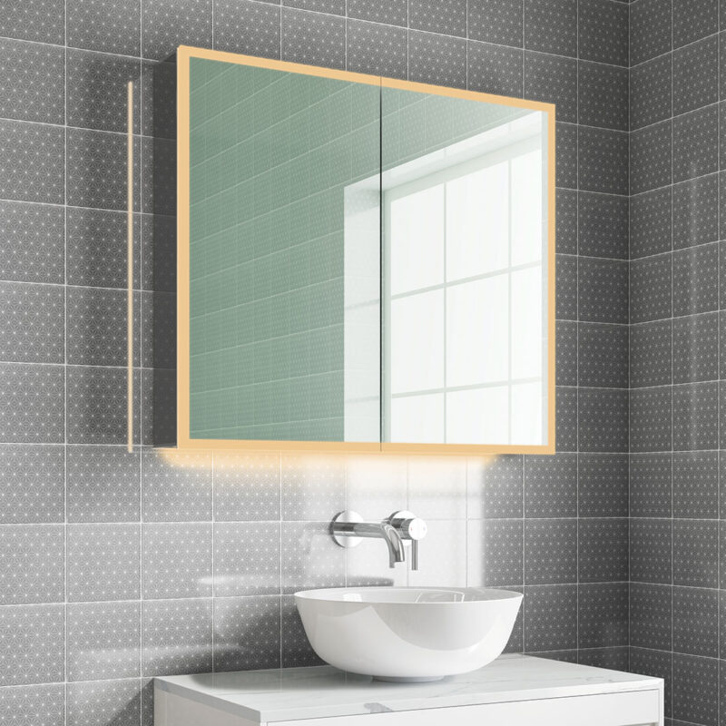 Maya LED Mirror Cabinet - Image 6