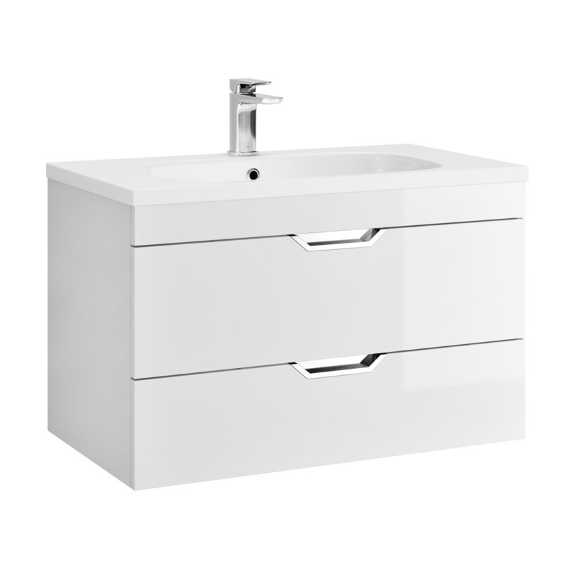 Madison 800mm 2 Drawer Wall Unit - Image 5