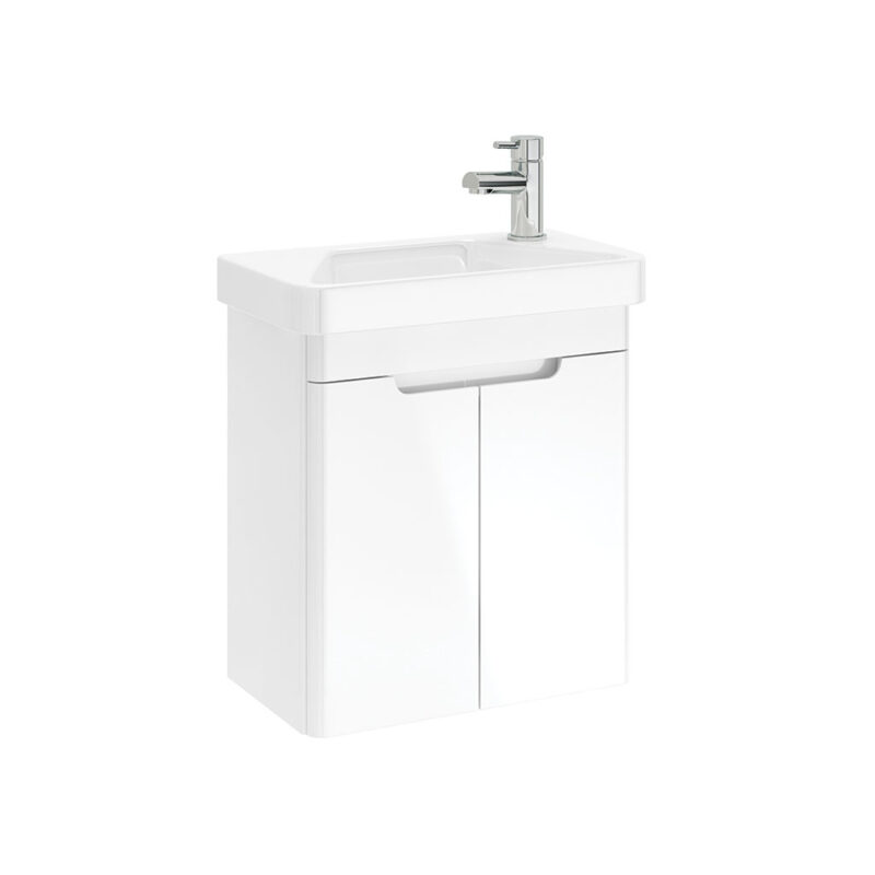 Ark 500mm 2 Door Wall Unit White