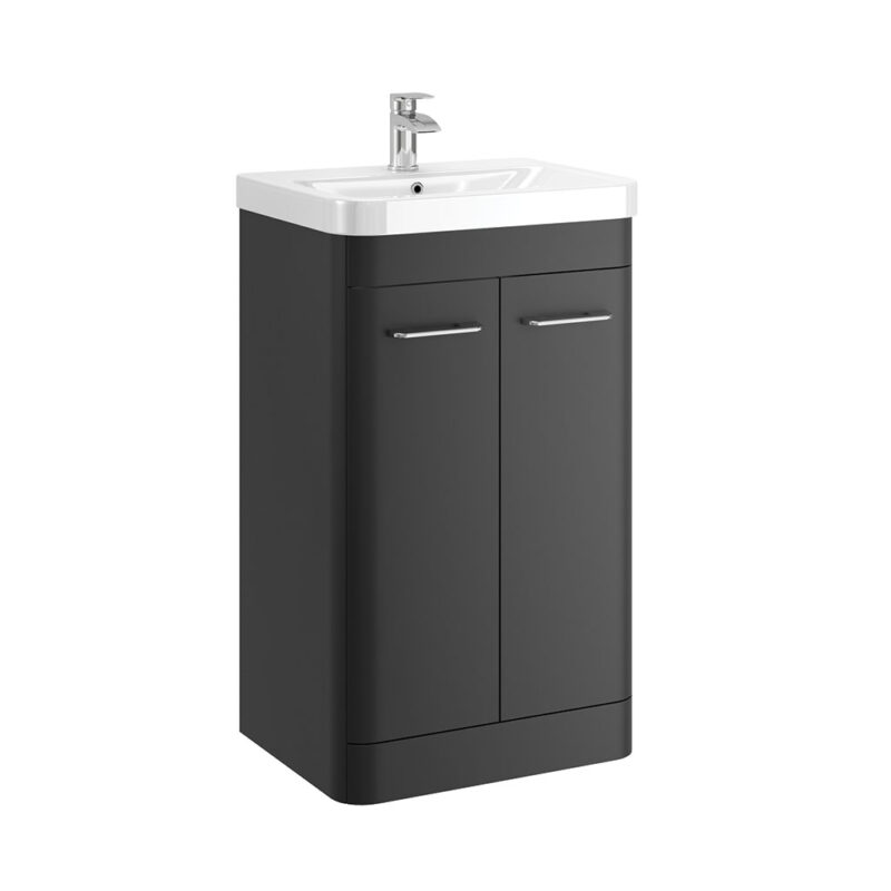 Casi 500mm 2 Door Floor Unit Grey