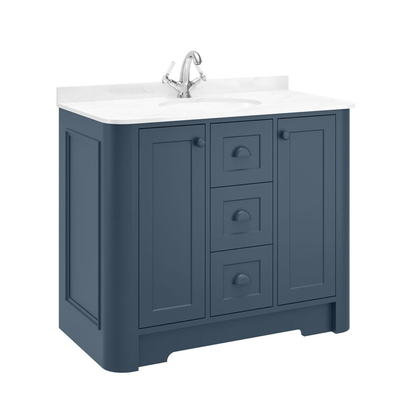 Farnham 1000mm 2 Door, 3 Drawer Floor Unit - Image 2