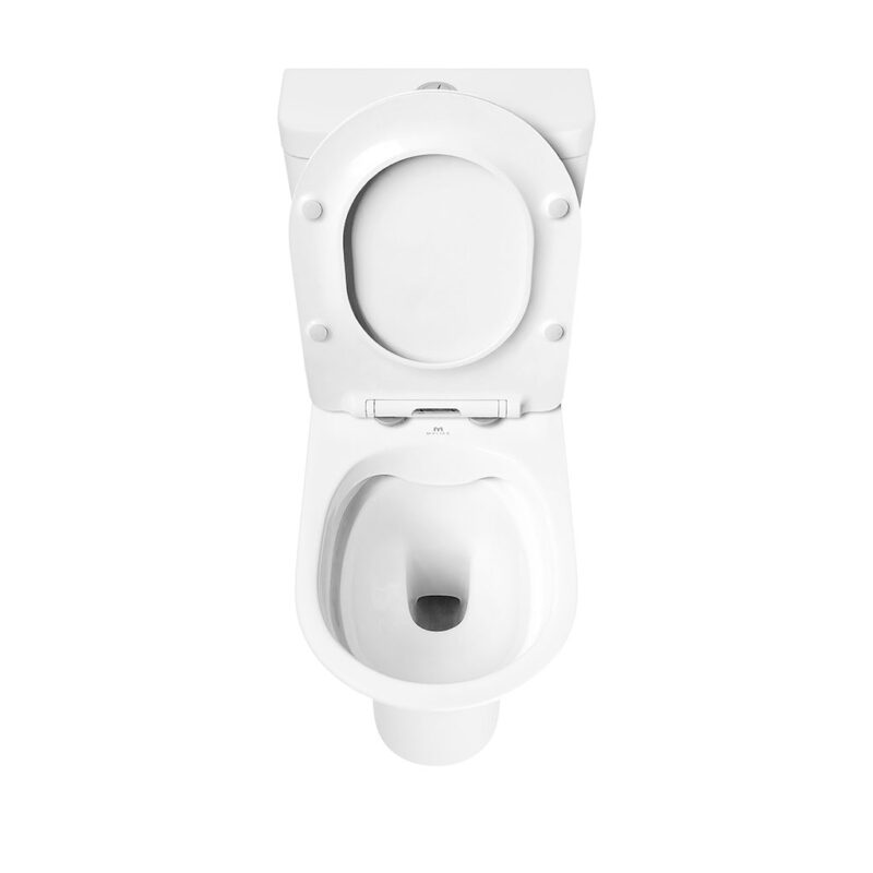 Preston Fully Enclosed Toilet Pan, Cistern & Slim Soft Close Seat - Image 5