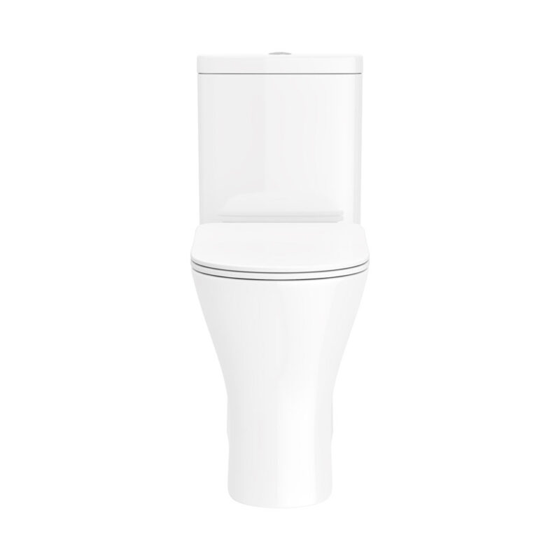 Preston Fully Enclosed Toilet Pan, Cistern & Slim Soft Close Seat - Image 4