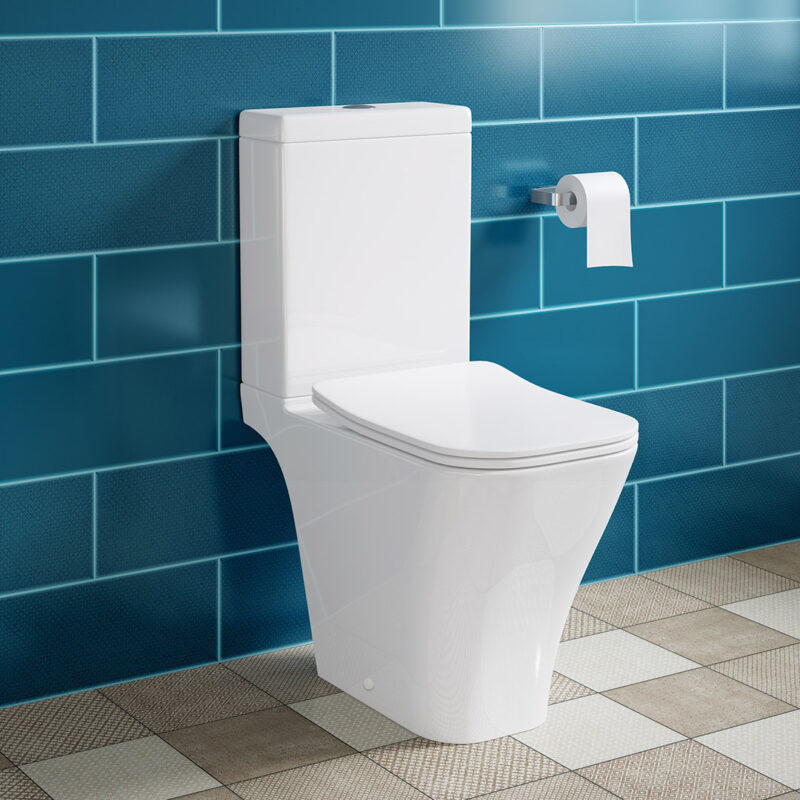 Brant Open Back Toilet & Slim Soft Close Seat - Image 2