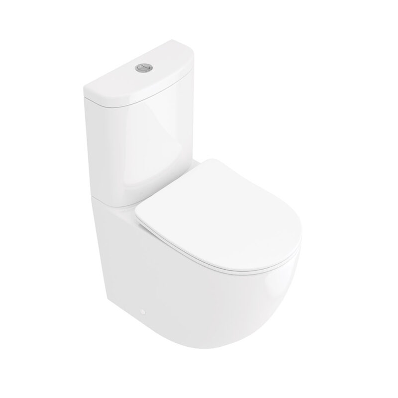 Edison Fully Enclosed Toilet & Slim Soft Close Seat - Image 3