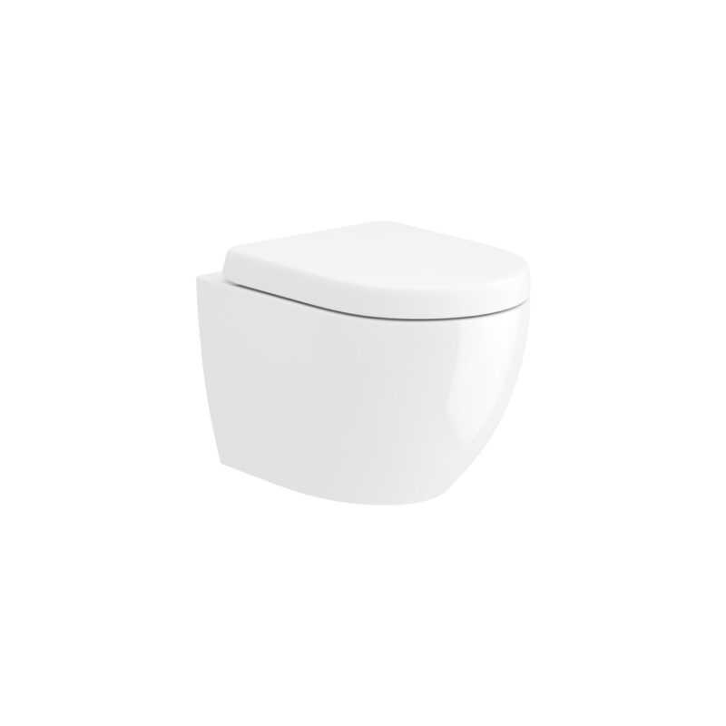 Edison Wall Hung Toilet Pan & Soft Close Seat