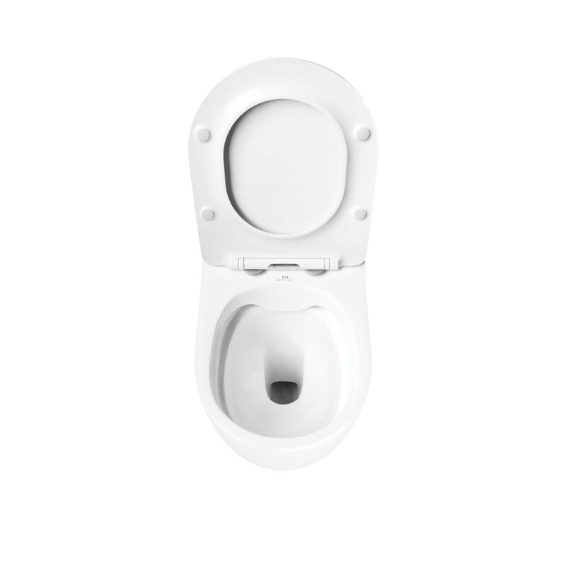 Edison Wall Hung Toilet Pan & Soft Close Seat - Image 5