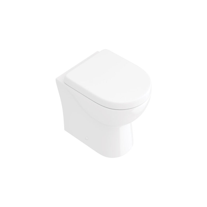 Finley Back To Wall Toilet Pan & D-Shape Soft Close Seat - Image 3