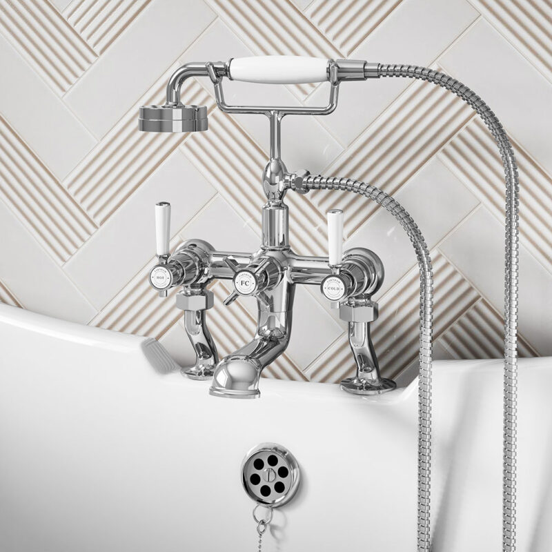 Farnham Bath Shower Mixer - Lever - Image 2