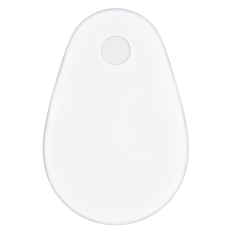 White Hinge Covers for Square Toilet Seats