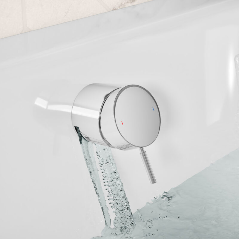 Bath Filler with Control Valve, Sprung Waste & Overflow - Image 2