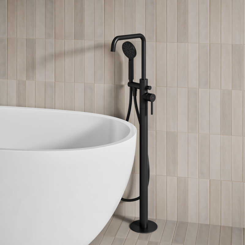 Ryver Easy-Plumb Floor Standing Bath Shower Mixer & Kit - Image 4