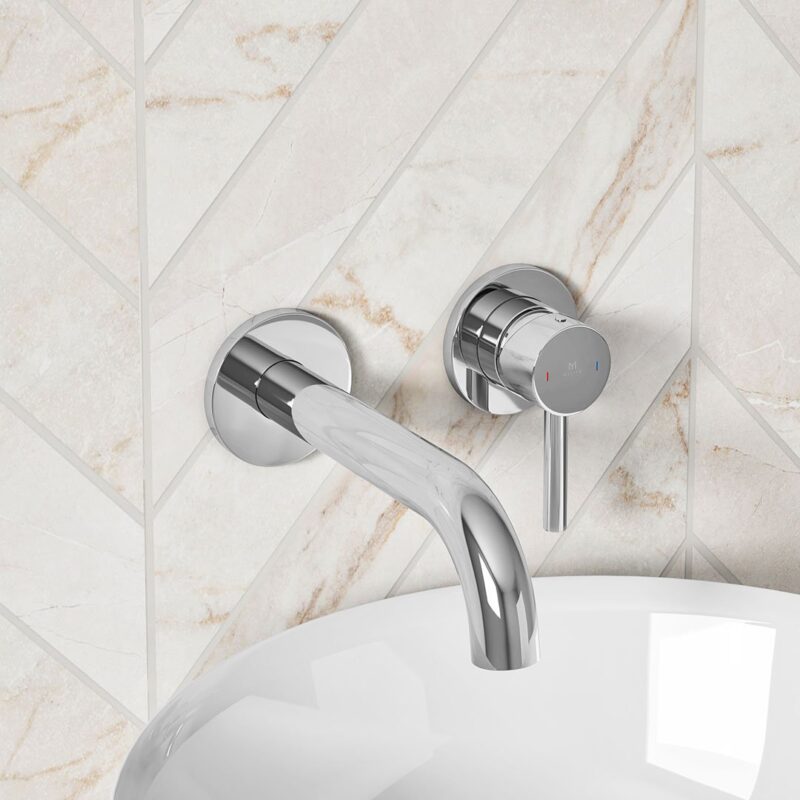 Ryver Easy-Plumb Wall Mounted Basin Mono - Image 2