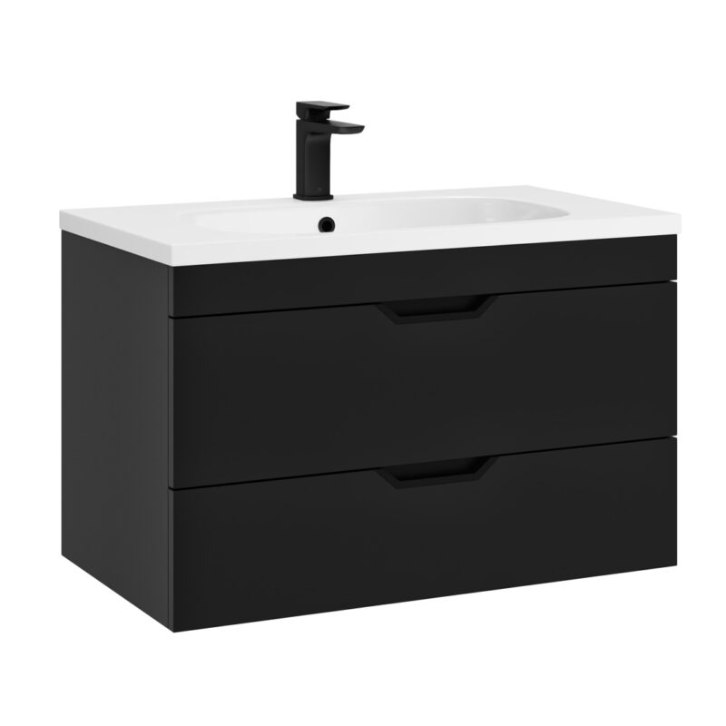Madison 800mm 2 Drawer Wall Unit - Image 6