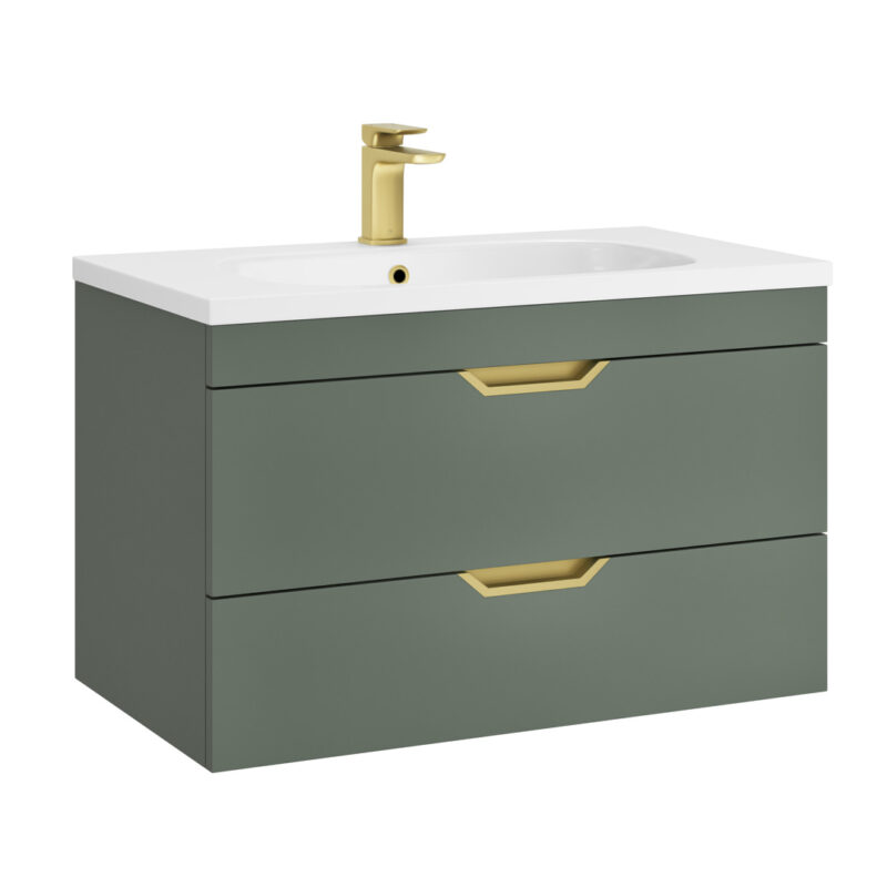 Madison 800mm 2 Drawer Wall Unit - Image 7