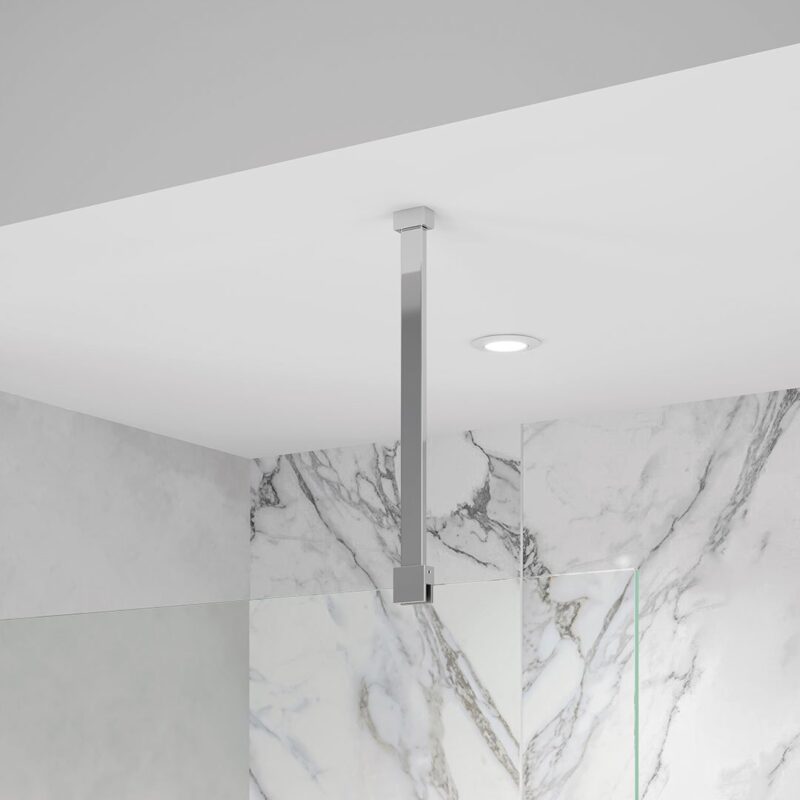 Emmi Wetroom Panel Ceiling Adaption Bracket Chrome