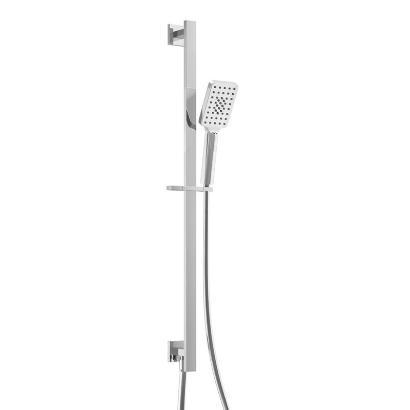 Dayla Square Sliding Rail Kit with Bottom Outlet