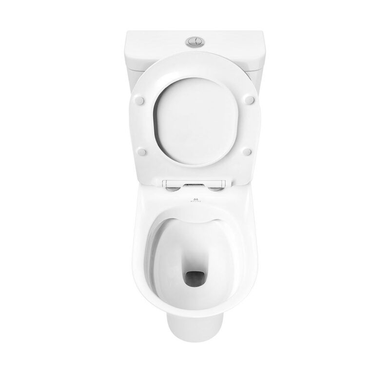 Preston Open Back Toilet Pan, Cistern & Soft Close Seat - Image 5