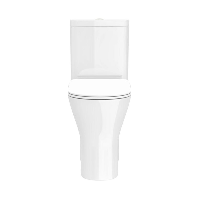 Preston Open Back Toilet Pan, Cistern & Slim Soft Close Seat - Image 4