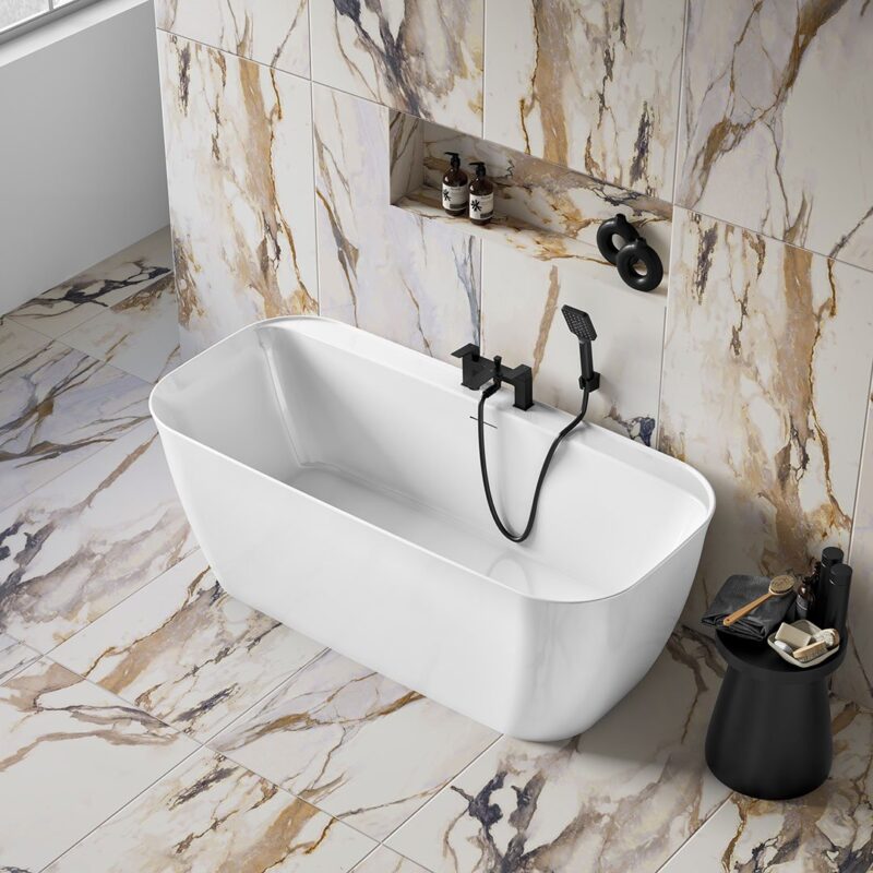 Erne 1700 Thin Edge Freestanding Acrylic Bath