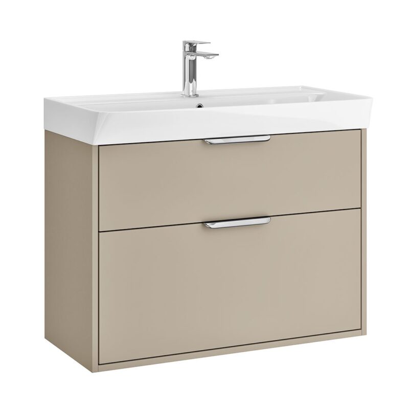 Calia 800mm 2 Drawer Wall Unit - Image 2