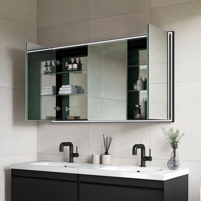 Corey LED Mirror Cabinet - Image 22