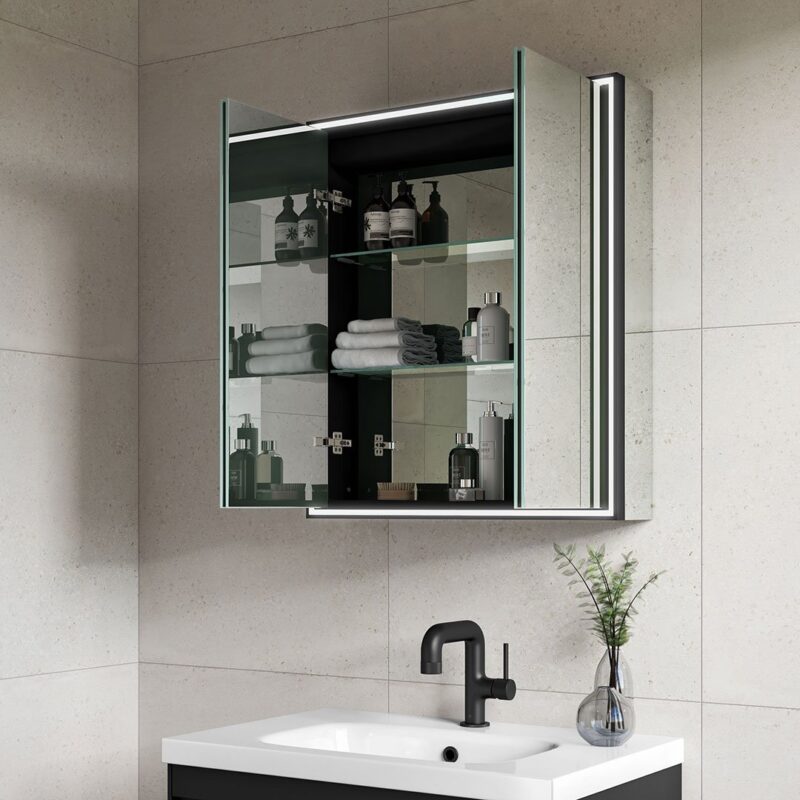 Corey LED Mirror Cabinet - Image 9