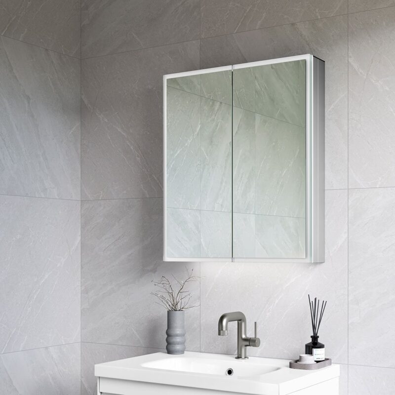 Emer Bluetooth Audio LED Mirror Cabinet - Image 3