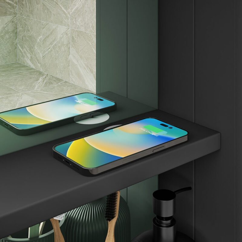 Keely LED Mirror Cabinet - Image 4