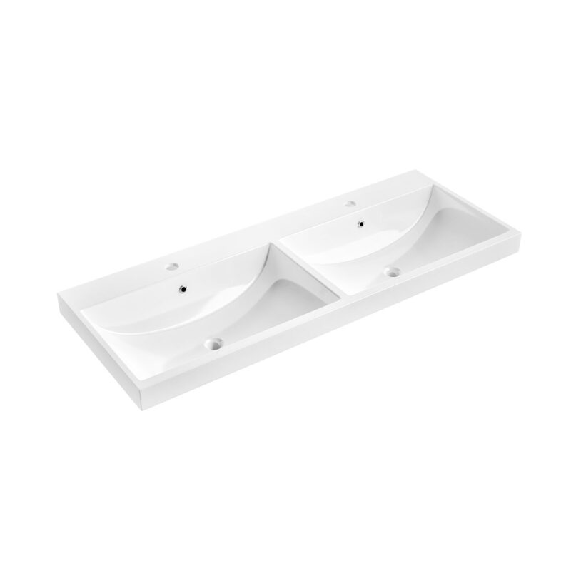 Clayton 1200mm Double Ceramic Basin