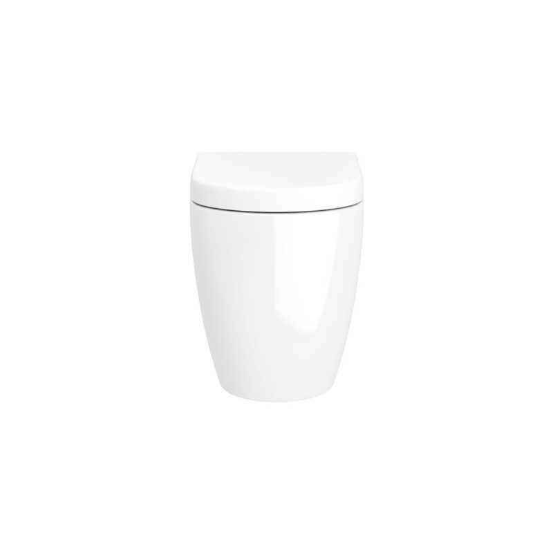Edison Back To Wall Rimless Toilet Pan & Soft Close Seat - Image 4