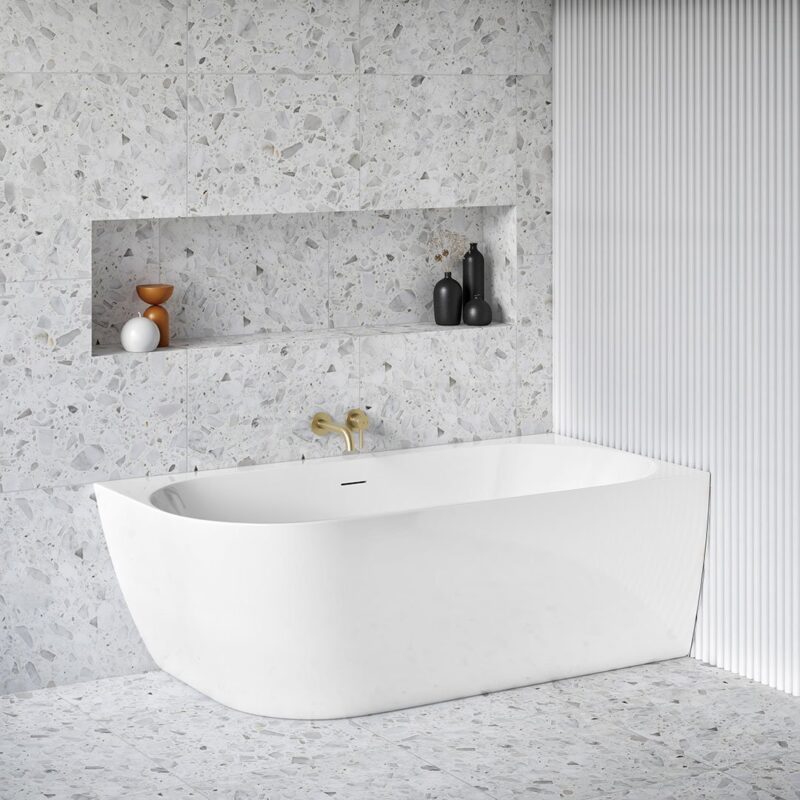 Dale Thin Edge Freestanding Acrylic Bath - Image 3