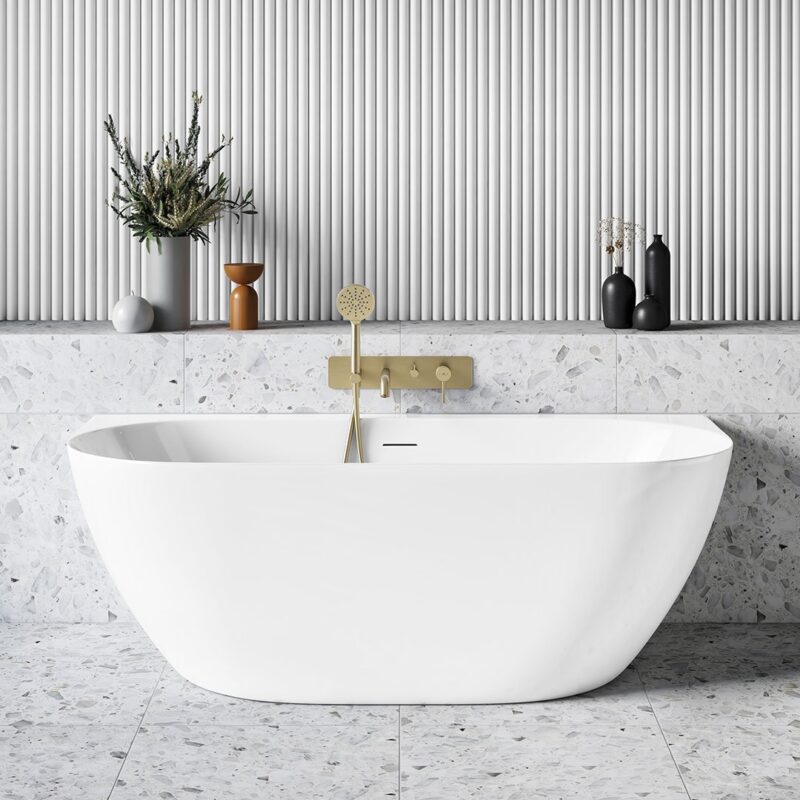 Dale Thin Edge Freestanding Acrylic Bath