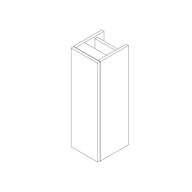 Stockton Slimline 200mm 1 Door Storage Unit Kit