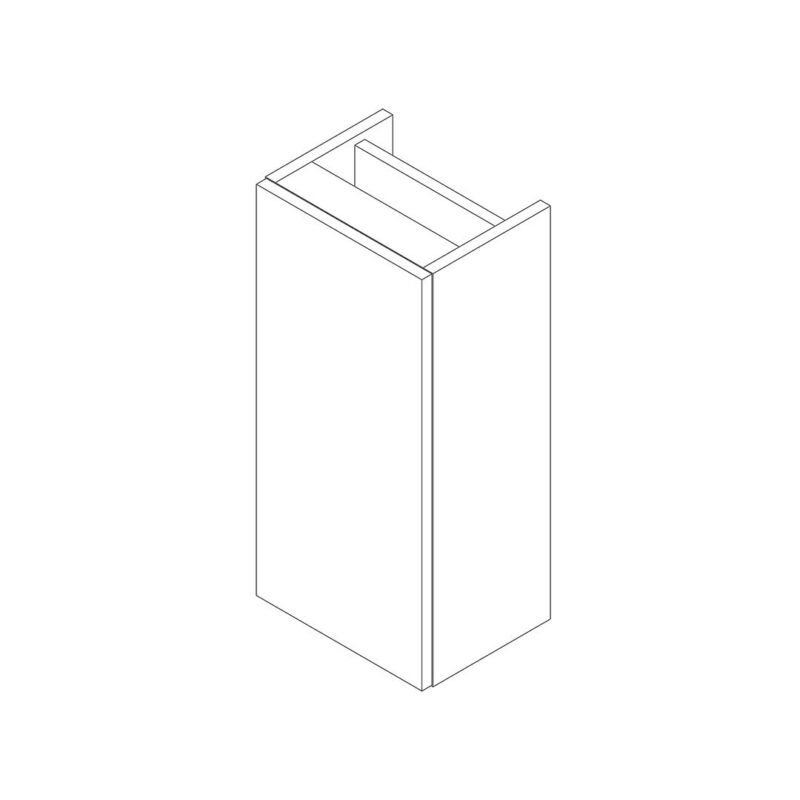 Stockton Slimline 300mm 1 Door Storage Unit Kit