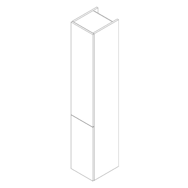 Stockton Standard 300mm 2 Door Tall Storage Unit Kit