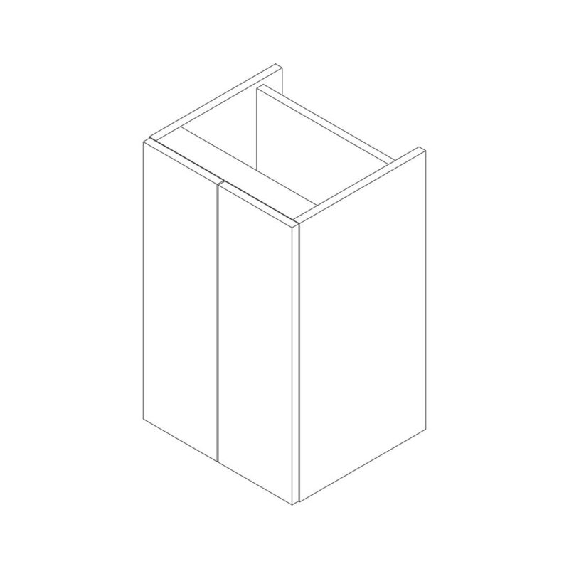 Stockton Standard 400mm 2 Door Storage Unit Kit