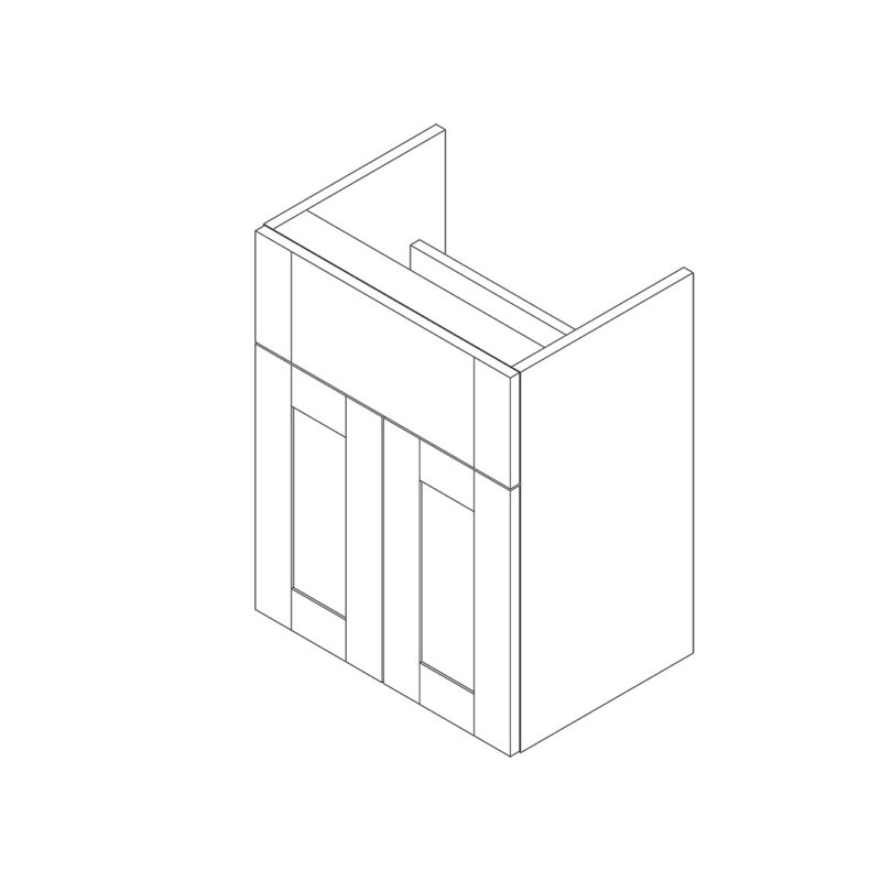 Gresham Standard 500mm 2 Door Basin Unit Kit