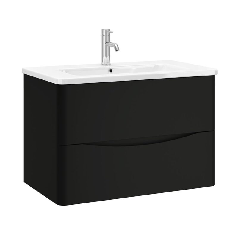 Zola 800mm 2 Drawer Wall Unit - Image 3